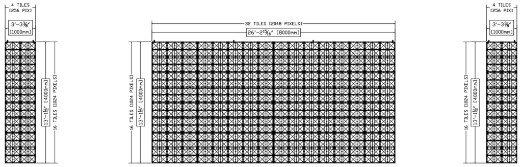 SALT16 LED Wall map