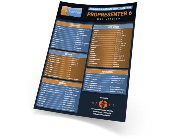 21 ProPresenter Tips for Power Users SALT Community