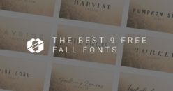 Best 9 Free Fall Fonts 2017