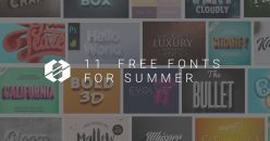 Best 11 Free Summer Fonts 2018