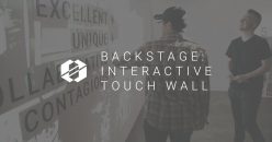 Backstage: Interactive Touch Wall