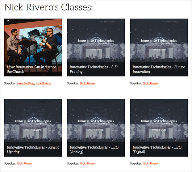 NickRivero-Classes