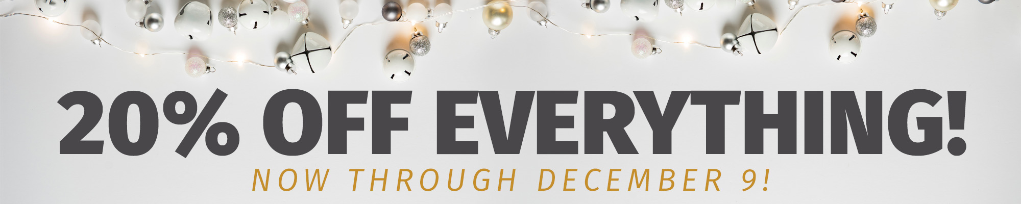 20% Off - This week only - Christmas Sale