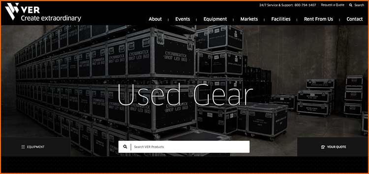 VER used Gear - Used Production equipment websites