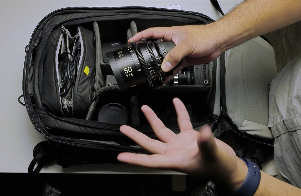 Backpack of "Run-and-Gun" Livestreaming Equipment