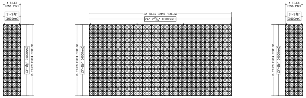 SALT16 LED Wall map