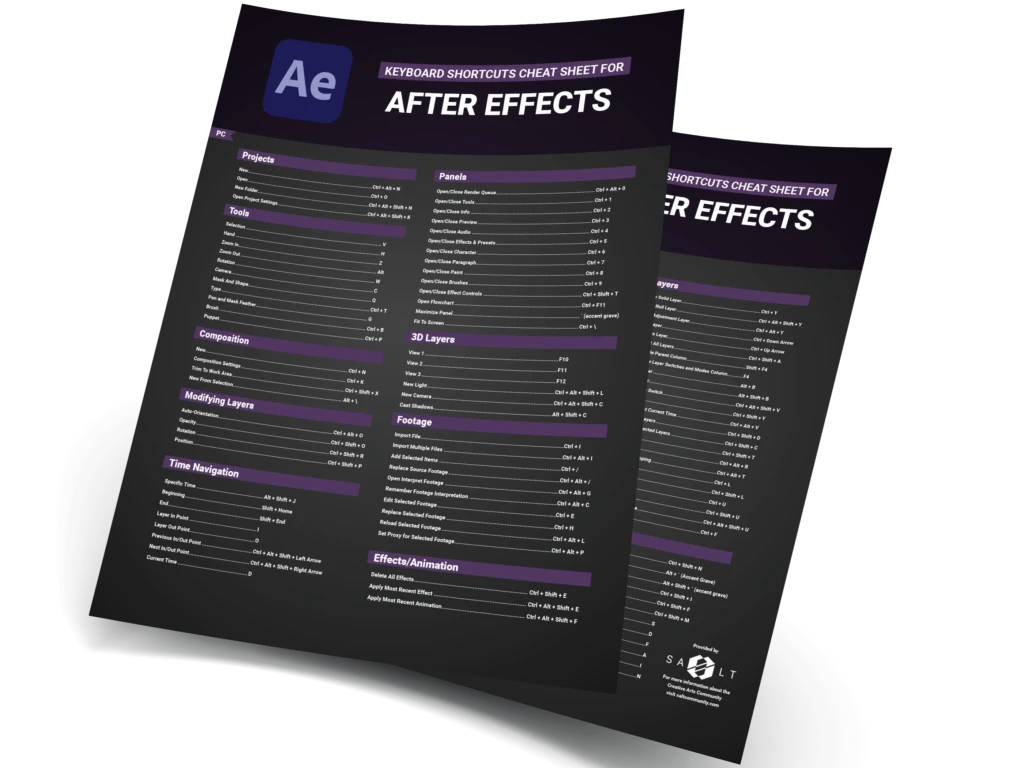 AfterEffects-Keyboard-shortcuts