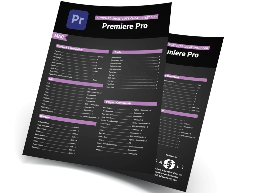 Premiere-Pro-Keyboard-shortcuts